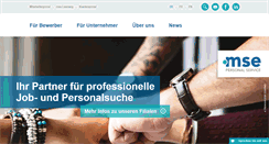 Desktop Screenshot of mse-personal.com